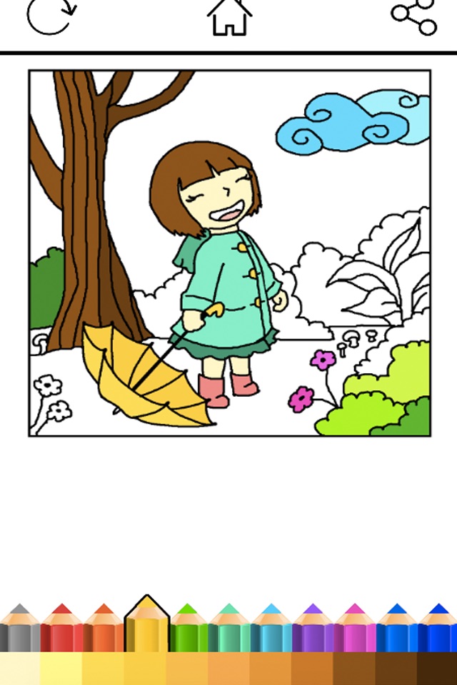 Magic Crayon Painting - The Free Colorful Drawing Cartoon Book screenshot 2