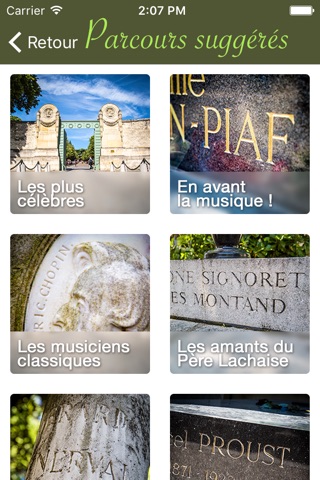 Père Lachaise App screenshot 2