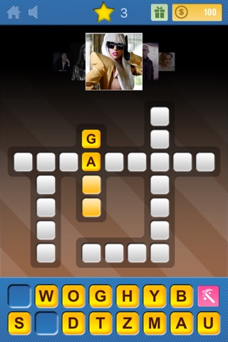 Crosswords & Pics - Celebrities Edition screenshot 2