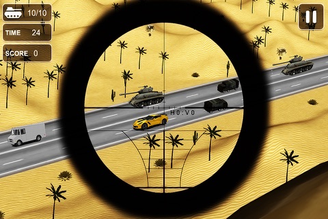 Sniper Highway Traffic Hunter - Shoot the cars with Sniper Gun screenshot 4