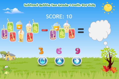 Bubble Tea Grade 1 Math For Kids screenshot 3