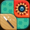 Colorful Spring Collage -  Best Camera Effects with Flower Frames for Photo Editing