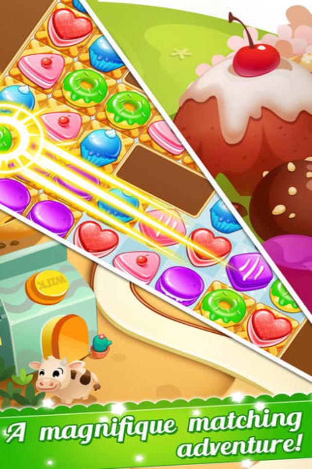 Candy Cake Smash - funny 3 match puzzle blast game screenshot 3