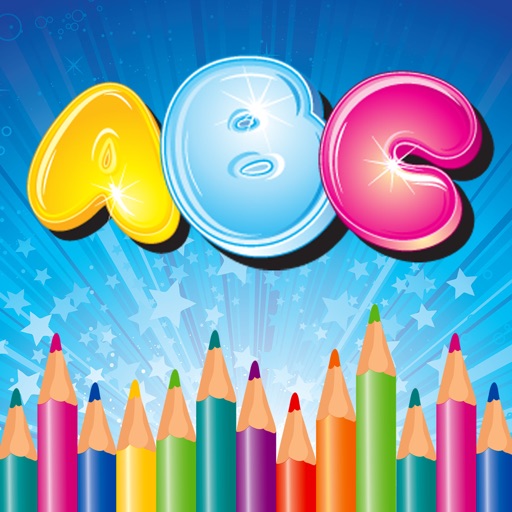 ABC Alphabet Coloring Book Pages Game for Preschool