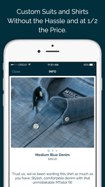 MTailor - Custom Shirts, Suits & Jeans