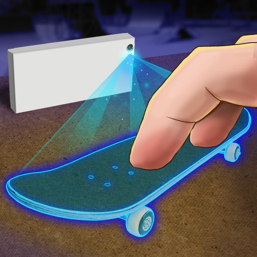 Fingerboard 3D Hologram Joke Icon