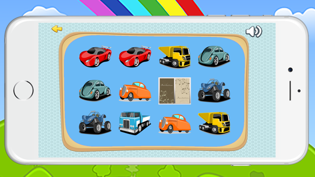 Cars and Trucks Matches Games for Toddler Kids(圖2)-速報App