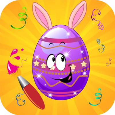 Easter Bunny Eggs Painting & Designing - Play free kids game