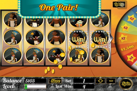Slots - Pharaoh's Kingdom in Ancient Vegas Casino Free! screenshot 2