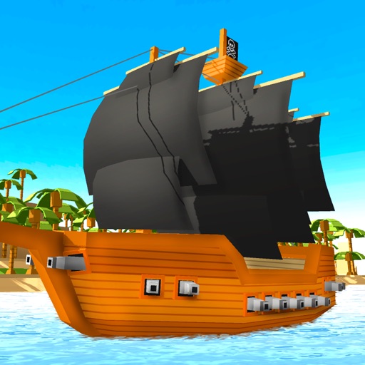 Pixel Pirate Ship Simulator 3D Icon
