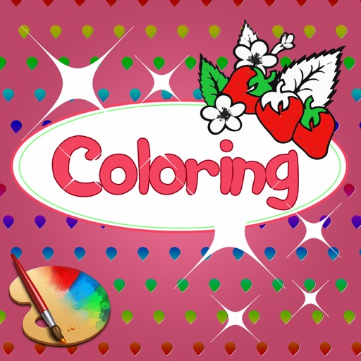 Coloring For Kids Inside Office For Strawberry Edition Icon