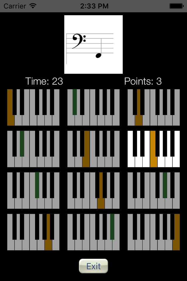 Sheet Music Trainer Piano Bass screenshot 4