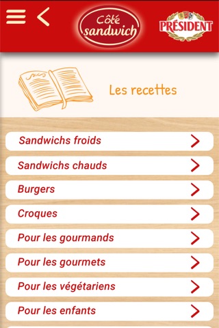 Côté Sandwich : le plein de recettes de sandwichs gourmands ! screenshot 3