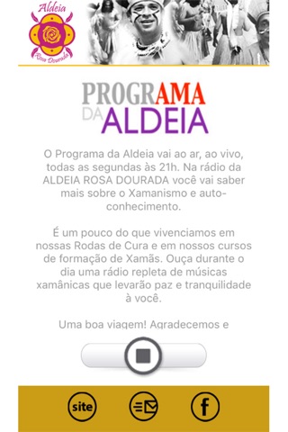 Aldeia Rosa Dourada - Rádio screenshot 3