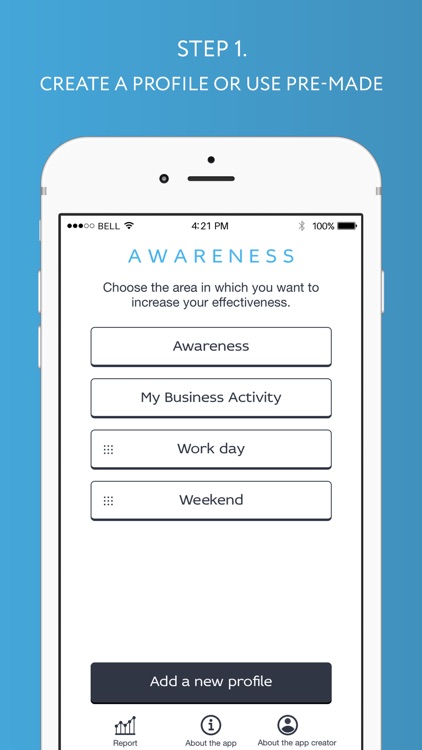 Awareness: Time management and tracking for mindfulness and high productivity.