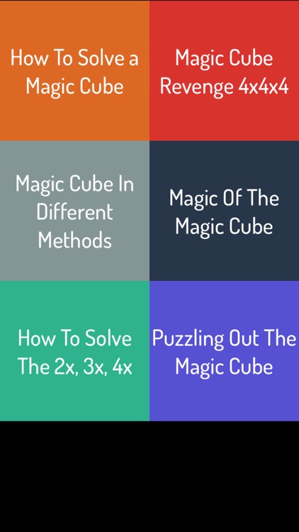 Magic Cube Guide - How To Solve Magic Cube