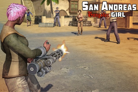 San andreas gangster girl 3D screenshot 4