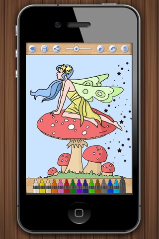 Paint fairies – coloring book of princesses and fairy tales - Premium screenshot 4