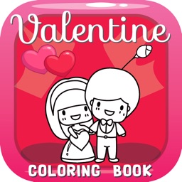 Valentine Coloring Book : Cute & Lovely! Free For Kids And Toddlers
