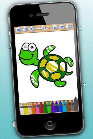 Coloring pages of aquatic animals (paint sea animals for kids) - Premium screenshot 3