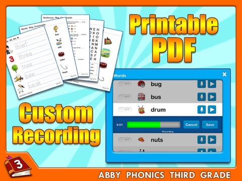 Abby Phonics - Third Grade HD Free Lite screenshot 2