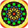Coloring book Mandalas for adults – relax game of meditation