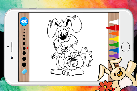 Easter Egg Kids Coloring Book Pages Game screenshot 4