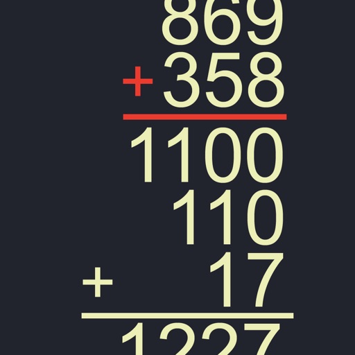Partial Sums Addition Icon