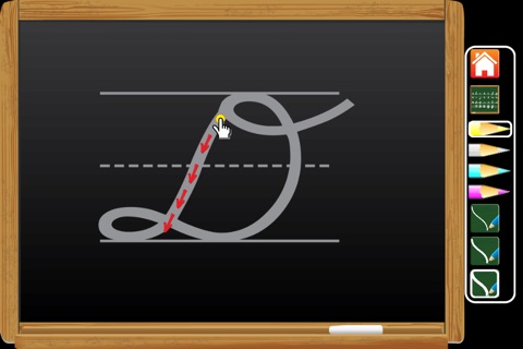 Cursive ABC Writing by Tracing for iPhone screenshot 3