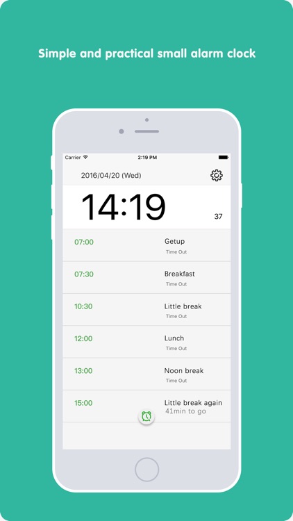 Healthy life alarm clock - simple and practical alarm clock, Funny SMS Tones, forced wake up, sleep function