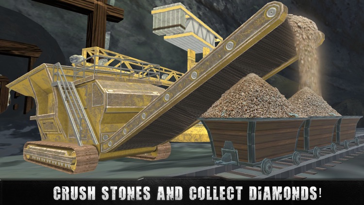 Diamond Mine excavator 3D : Construction Quarry Haul Truck Driver screenshot-4