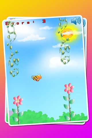 Flappy Bee : The Flappy Bee Fly Adventure World Free Games For Kids & Adults Classic Wings screenshot 3