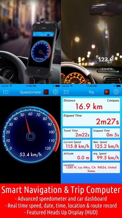 Smart Speed Tracker－GPS Speedometer, HUD and Trip Computer