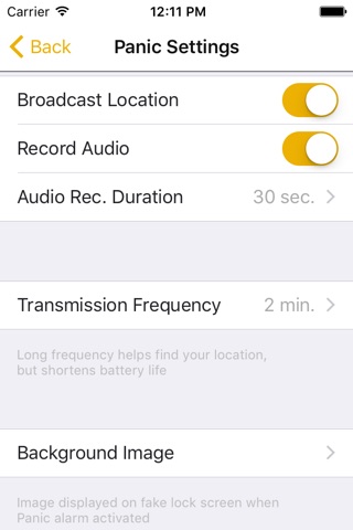 Panic Button (Emergency Locator) screenshot 3