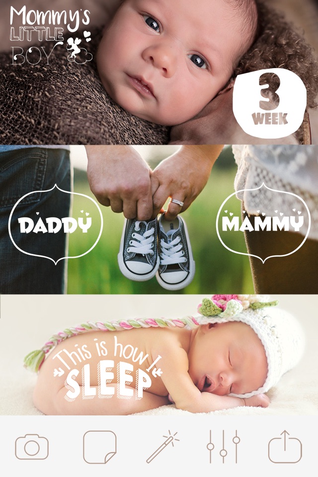 Baby Story Camera Pro - Pregnancy Milestones for ProCamera SimplyHDR screenshot 2