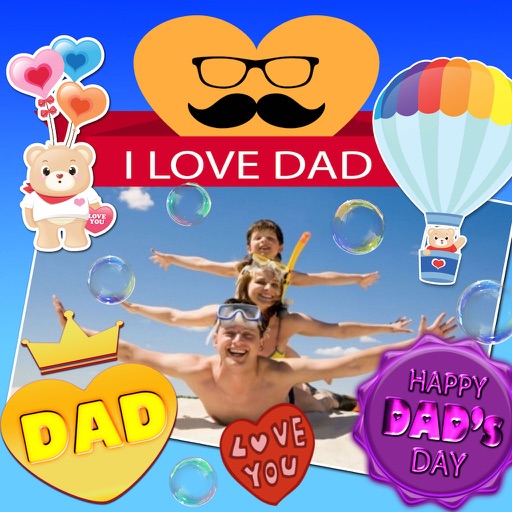 Father's Day Greeting Cards and Stickers iOS App