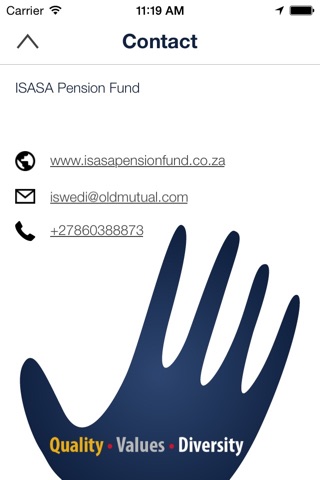 ISASA Pension Fund screenshot 2