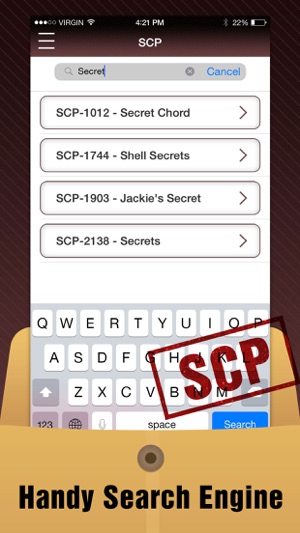 離線數據庫 for SCP基金會 - 全球超自然現象數據庫(圖3)-速報App