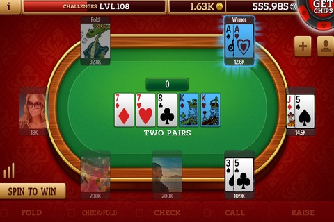 Poker - Multiplayer Texas Holdem Pro screenshot 2