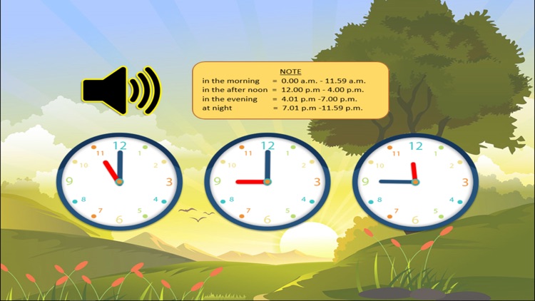 Learn to tell time with analog clock that suits for kids screenshot-3