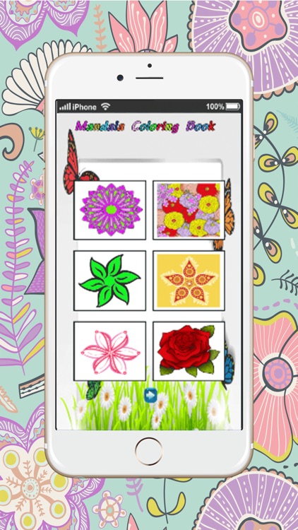 coloring book of flowers for adult