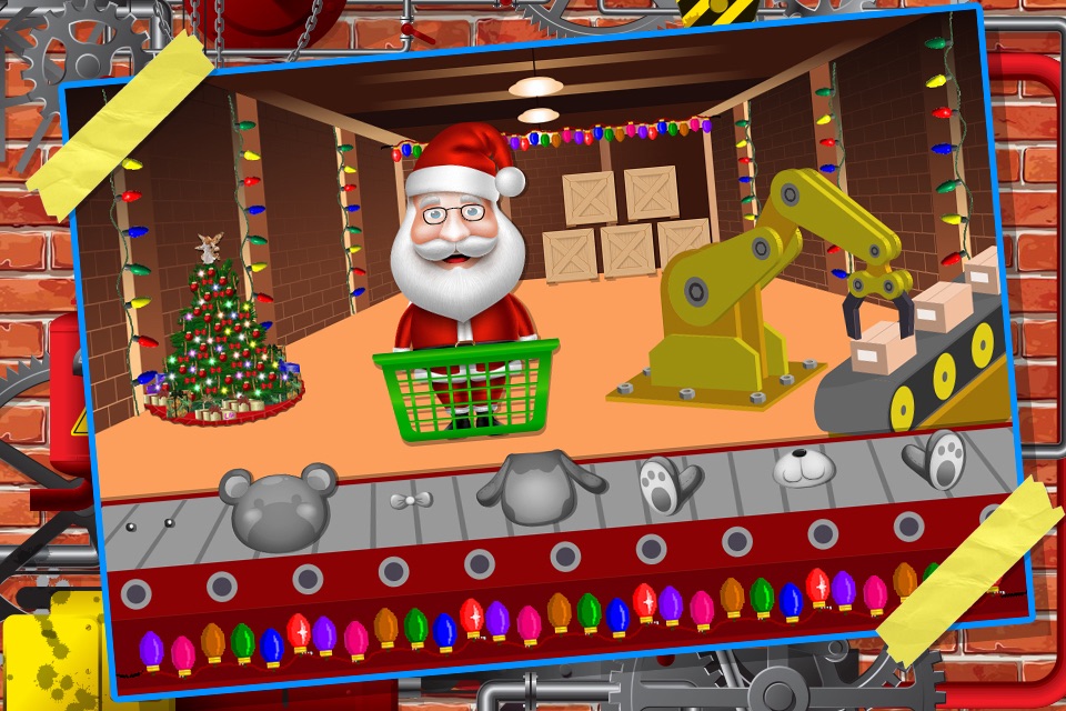 Christmas Toys Factory simulator game - Learn how to make Toys & Christmas gifts in Factory with Santa Claus screenshot 4