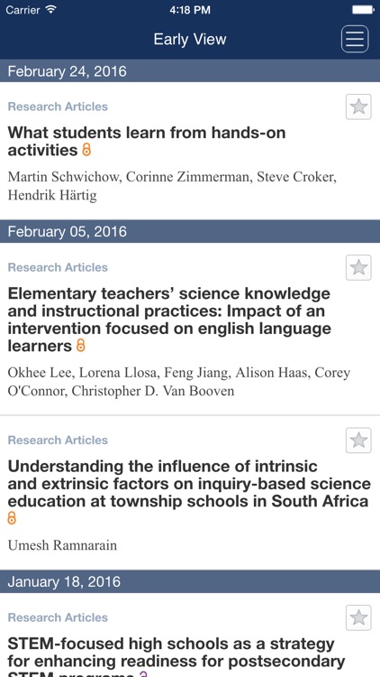 Journal of Research in Science Teaching screenshot-3