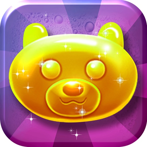 Candy Gummy Bears Match-3 - drop the yummy kids game mania hd free Icon