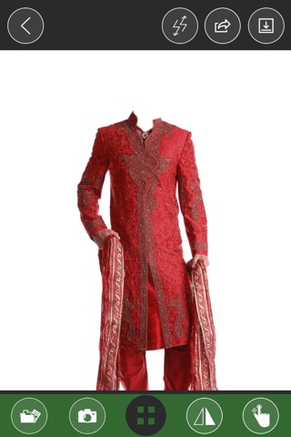 Sherwani Photo Suit Simulation screenshot 2