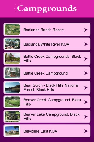 South Dakota Campgrounds and RV Parks screenshot 2