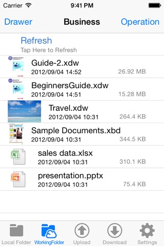 DocuWorks Folder screenshot 2