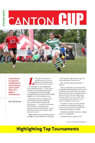 Soccer Tournament Magazine The Ultimate Guide to Adult and Youth Soccer Tournaments screenshot 3