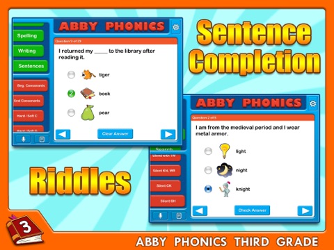 Abby Phonics - Third Grade HD Free Lite screenshot 4