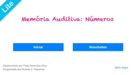 Game screenshot Memória Auditiva: Números Lite mod apk